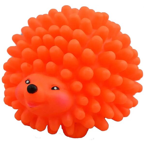 Vinyl Squeaker Toy Porcupine 3 5 Inch Durable Chew Toy For Dogs