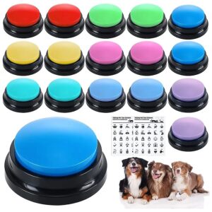 Voice Recordable Dog Training Kit with Talking Buttons and Stickers