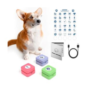 Voice Recording Dog Buttons Starter Pack for Clear Communication Training