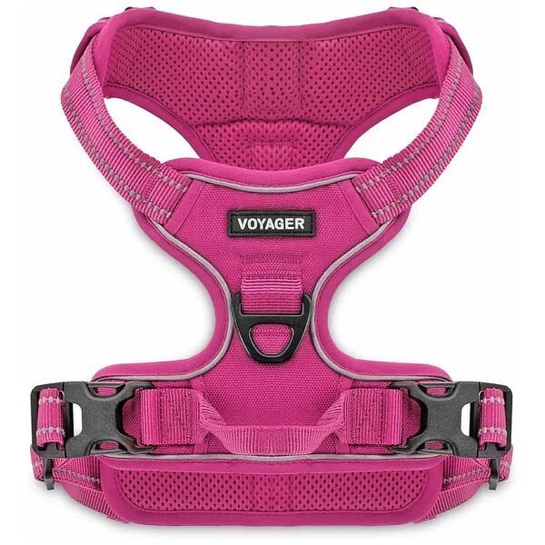 Voyager Dog Harness with 3M Reflective Straps and No-Pull Control for Puppies Seniors