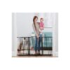 Walk-Through Baby Gate with Adjustable Width - Metal Construction