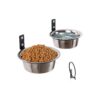 Wall Mounted Dog Feeder for Reduced Spillages and Hassle-Free Cleaning