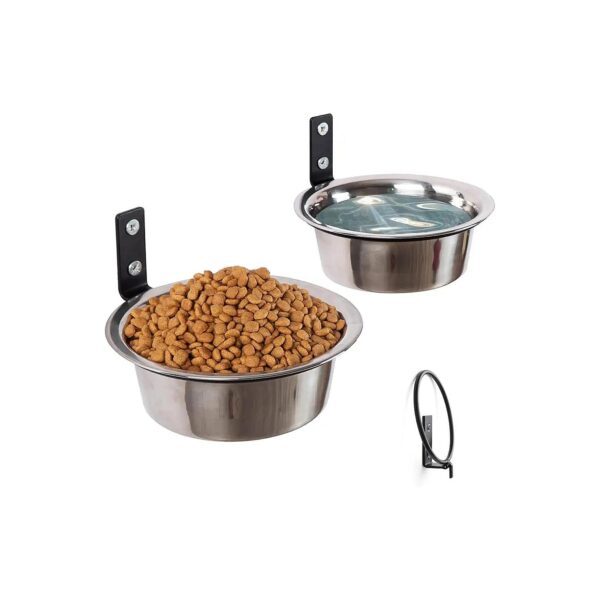 Wall Mounted Dog Feeder for Reduced Spillages and Hassle-Free Cleaning