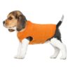 Warm Dog Fleece Vest for Small Medium Large Dogs Orange XXS