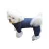 Warm Fleece Lined Dog Coat with Detachable Hood and Hind Legs for Small Dogs in Winter