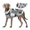 Warm Grey Dog Winter Coats Waterproof Windproof Dog Snow Jacket Small Medium Large Dogs