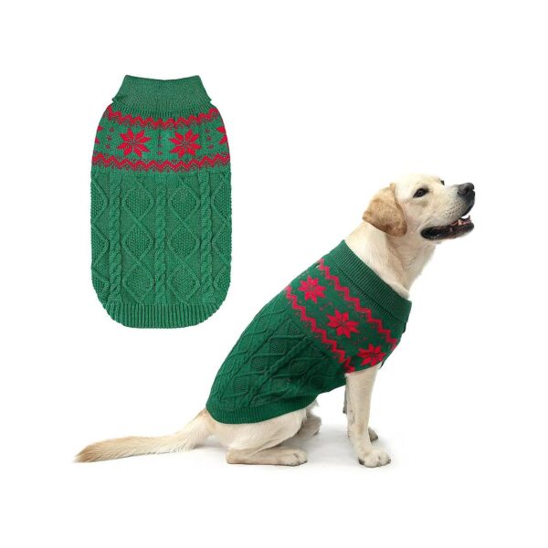 Warm Winter Dog Sweater for Small Medium Large Dogs Cold Weather Pet Clothes for Dogs