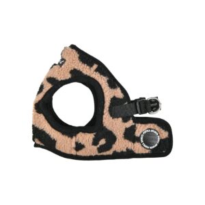 Warm Winter Leopard Patterned Small to Medium Dogs Smart Vest Harness