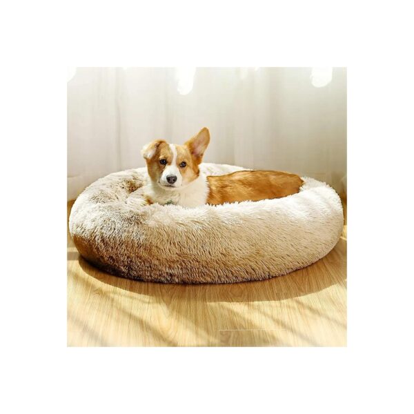 Washable Donut Cuddler Pet Bed Cushions for Medium Large Dogs