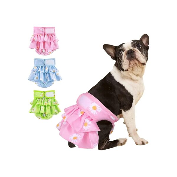 Washable Female Dog Diapers for Untrained Puppies and Incontinent Dogs