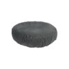 Washable Grey Velvet Cover for Faux Fur Donut Dog Bed 36 Inch Round Dog Bed Replacement