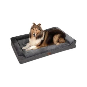 Washable Orthopedic Large Dog Bed with Removable Cover for Large Breeds