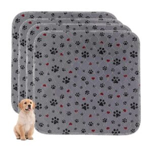 Washable Pee Pads for Large Dogs 24x24 Super Absorbent Reusable Puppy Pads