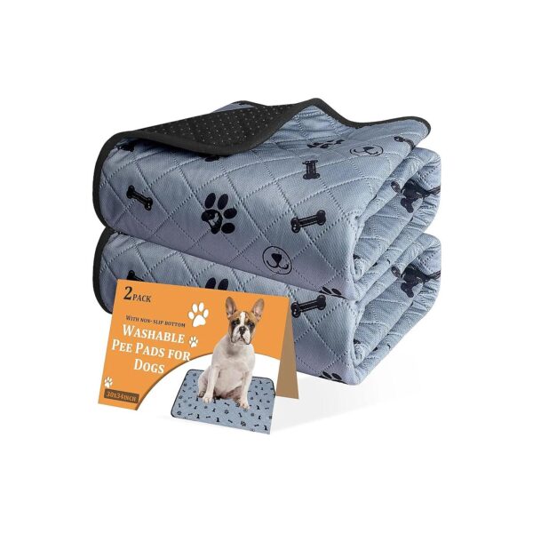 Washable Potty Training Pads for Dogs with High-Density Absorbent Layer and Odor Control