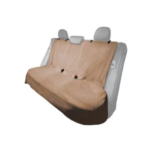 Washable Tan Car Seat Cover Protectors for Kids Pets and Animals from Sweat and Mess