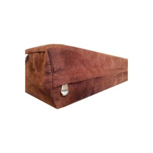 Washable and Durable Chocolate Brown Microsuede Dog Bed Replacement Cover