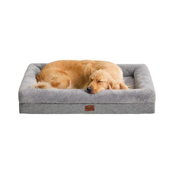 Washable and Durable Orthopedic Dog Sofa Bed for Large Breeds with Removable Cover