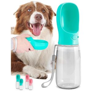 Water Bottle for Small and Large Breed Dogs with Bowl for Travel