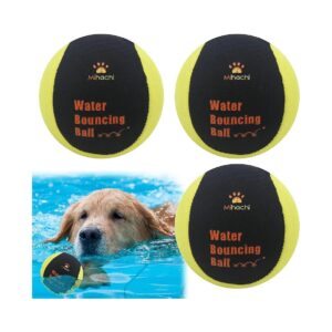 Water Bouncing Balls for Small to Medium Dogs 3 Pack Soft and Safe Materials