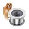 Water Bowl for Dogs and Cats with 2L Capacity and Stainless Steel Material