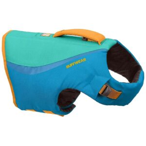 Water-Compatible Dog Life Vest with Handle and Leash Clip-In for Safety