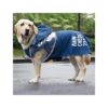 Water-Repellent Dog Raincoat for Large Dogs with Reflective Stripe and Hood