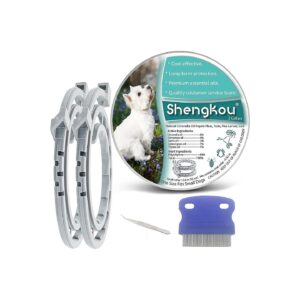 Water-Resistant 12-Month Flea and Tick Prevention Collar for Dogs of All Life Stages