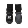 Water Resistant Dog Boots with Reflective Straps and Cushioned Paw Bed