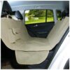 Water-Resistant Dog Seat Cover for Cars with Buckle Straps and Seat Anchors