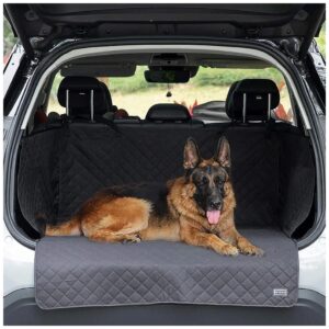 Water-Resistant Dog Trunk Cover for SUV, Scratchproof Cargo Liner for Car, Black