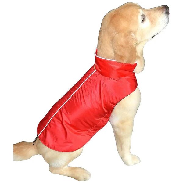 Water Resistant Fleece Lined Dog Jacket for Small Medium and Large Breeds