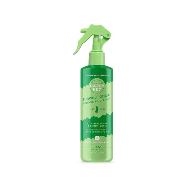 Waterless Odor Deodorizing Spray for Dogs with Natural Enzymes 8 oz