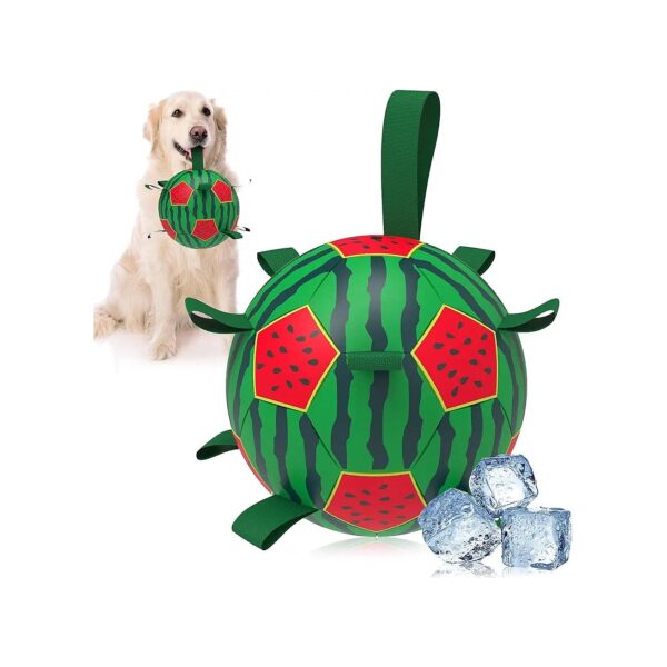 Watermelon Dog Toys Soccer Ball for Tug of War Durable Dog Balls Medium Large Dogs