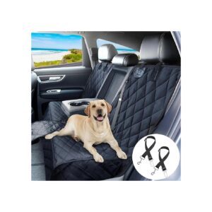 Waterproof Back Seat Dog Cover with Armrest Compatibility for Car SUV Truck