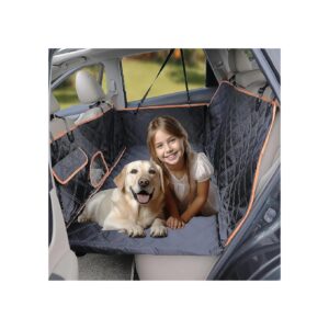 Waterproof Back Seat Extender for Dogs, 5''L x 54''W Universal Fit Car Seat Cover