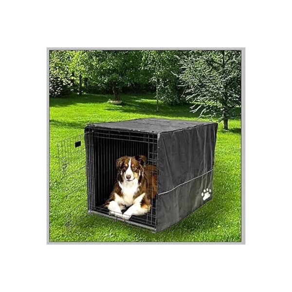 Waterproof Black Polyester Crate Cover for Wire Crates 30X19X21