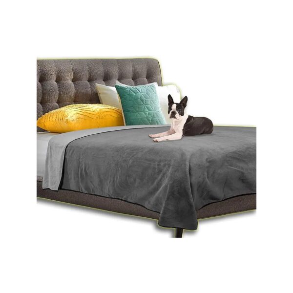 Waterproof Blanket for Queen and King Size Beds, Slate Grey Color