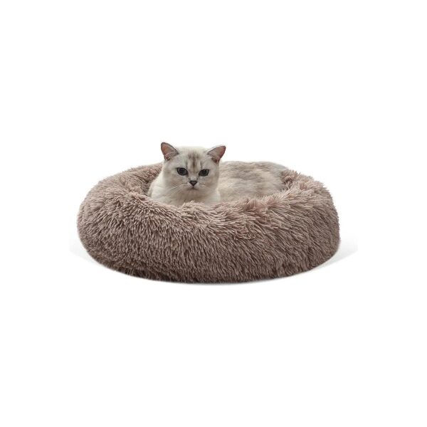 Waterproof Bottom Machine Washable Polypropylene Pet Bed Donut Design Small Medium Dogs