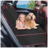 Waterproof Car Seat Cover with Extender for Dogs Up to 330lbs Suitable for Cars and SUVs