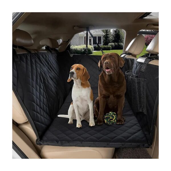 Waterproof Car Seat Protector for Pets with Hammock Style and Extra Space