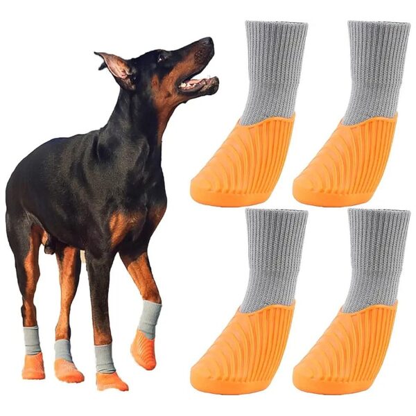 Waterproof Comfortable Shoes with Anti Slip Rubber Sole for Small Medium Large Dogs