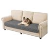 Waterproof Dark Grey Microfiber Sofa And Bed Cover For Pet