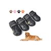 Waterproof Dog Boots with Anti-Slip Sole and Reflective Straps for Medium to Large Dogs