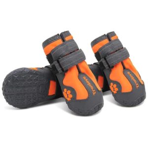 Waterproof Dog Boots with Non-Slip Soles for Small Medium Large Dogs