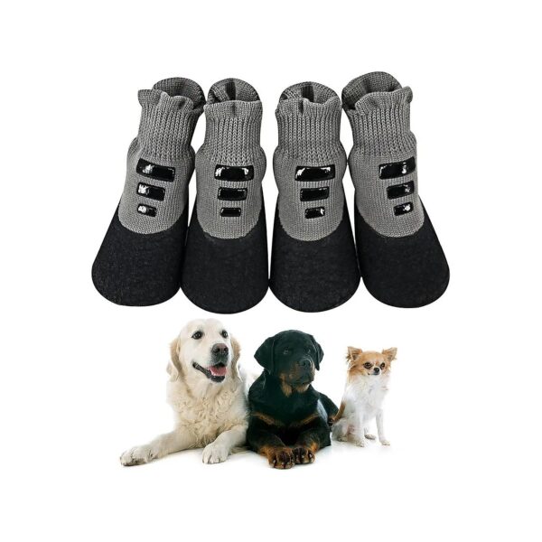 Waterproof Dog Boots with Non-Slip Soles for Small Medium Large Dogs, Paw Protector