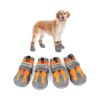 Waterproof Dog Boots with Soft Fleece Lining and Adjustable Closure