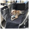 Waterproof Dog Car Seat Cover with Mesh Window for Back Seat Protection