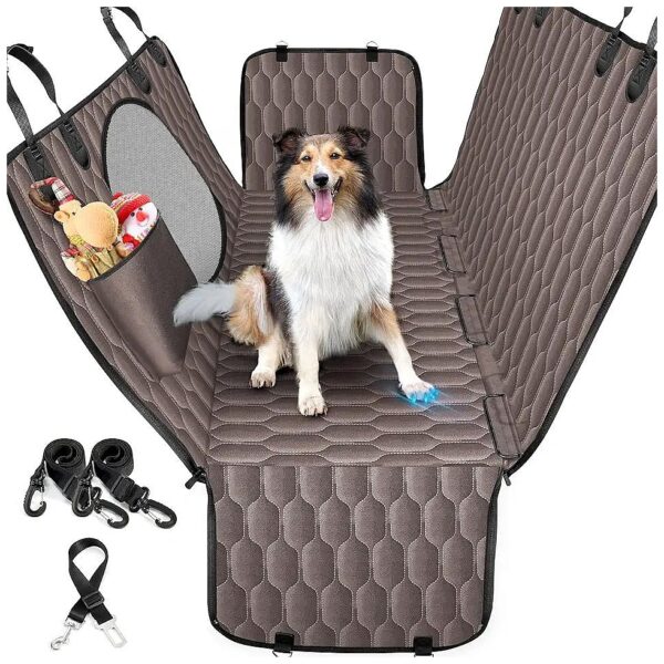 Waterproof Dog Car Seat Cover with Nonslip Bottom for Cars and Trucks