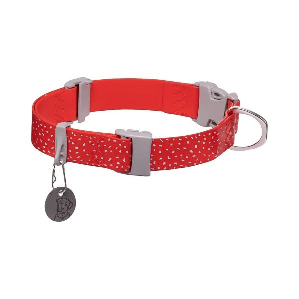 Waterproof Dog Collar for Adventurous Pups Red Sumac 1420