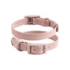 Waterproof Dog Collar with High-Strength Buckle and Wear-Resistant Coating for Daily Use